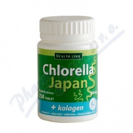 Chlorella Japan s kolagénom 